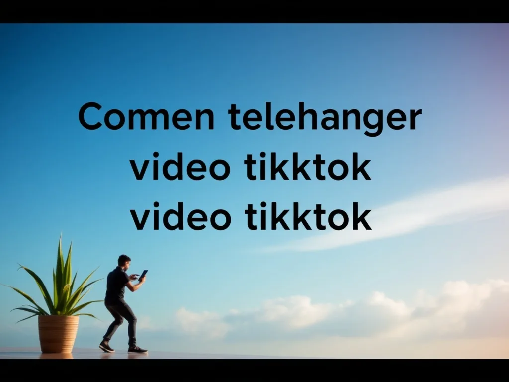 Comment telecharger video tiktok facilement et rapidement
