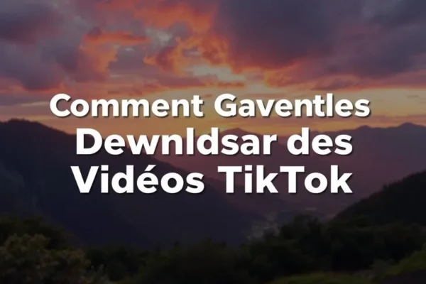 Comment Télécharger des Vidéos TikTok : Guide Complet et Astuces Pratiques