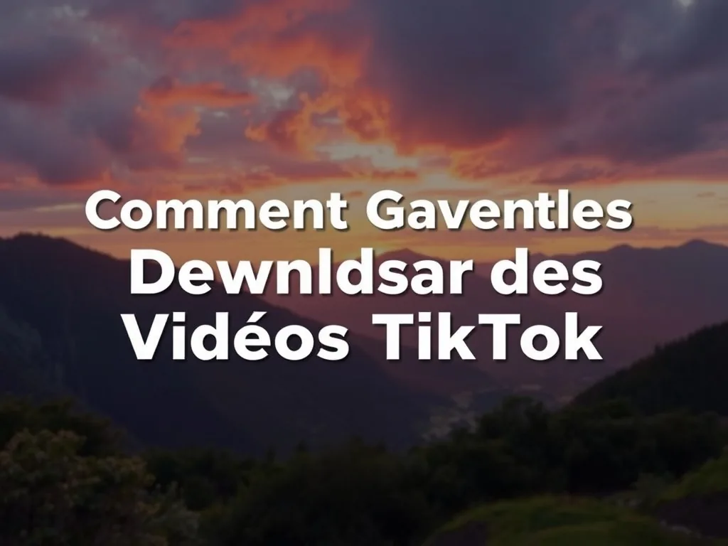 Comment Télécharger des Vidéos TikTok : Guide Complet et Astuces Pratiques
