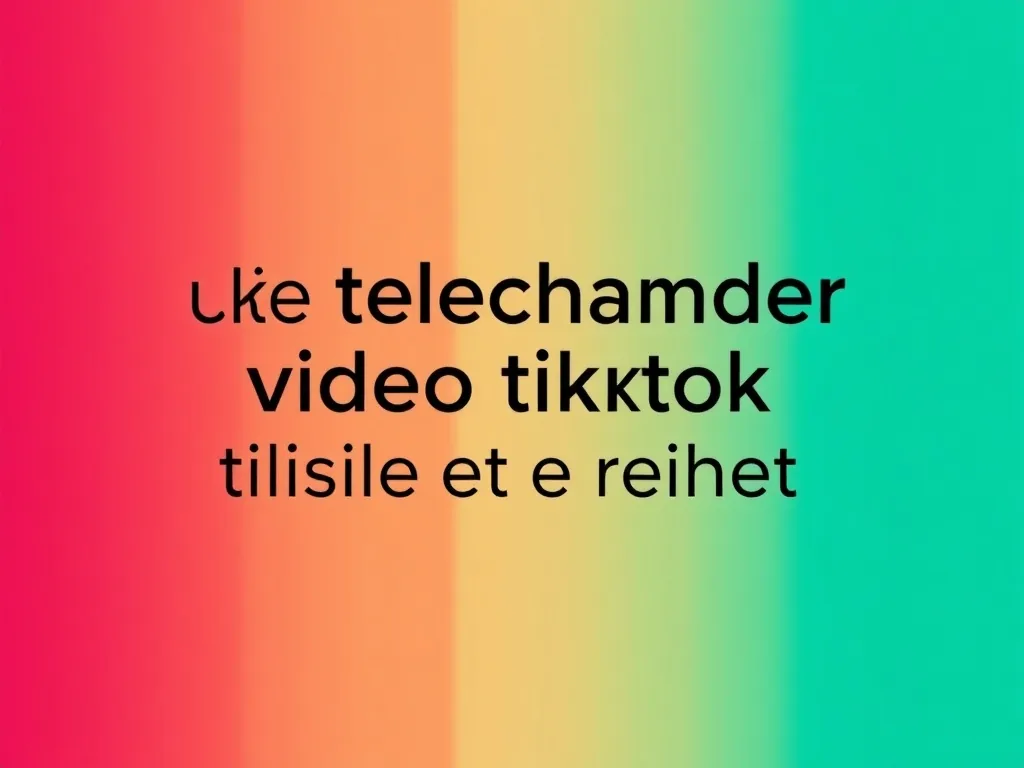 Comment telecharger video tiktok facilement et rapidement