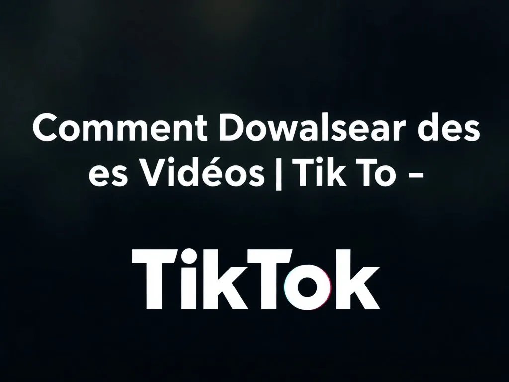 Comment Télécharger des Vidéos TikTok : Guide Complet et Pratique