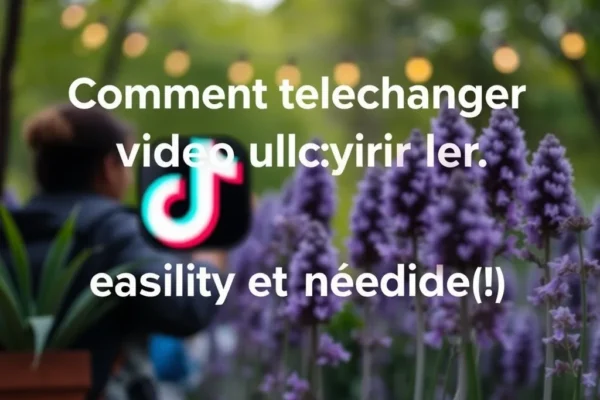Comment telecharger video tik tok facilement et rapidement