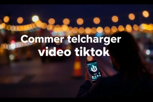 Comment telecharger video tiktok facilement et rapidement
