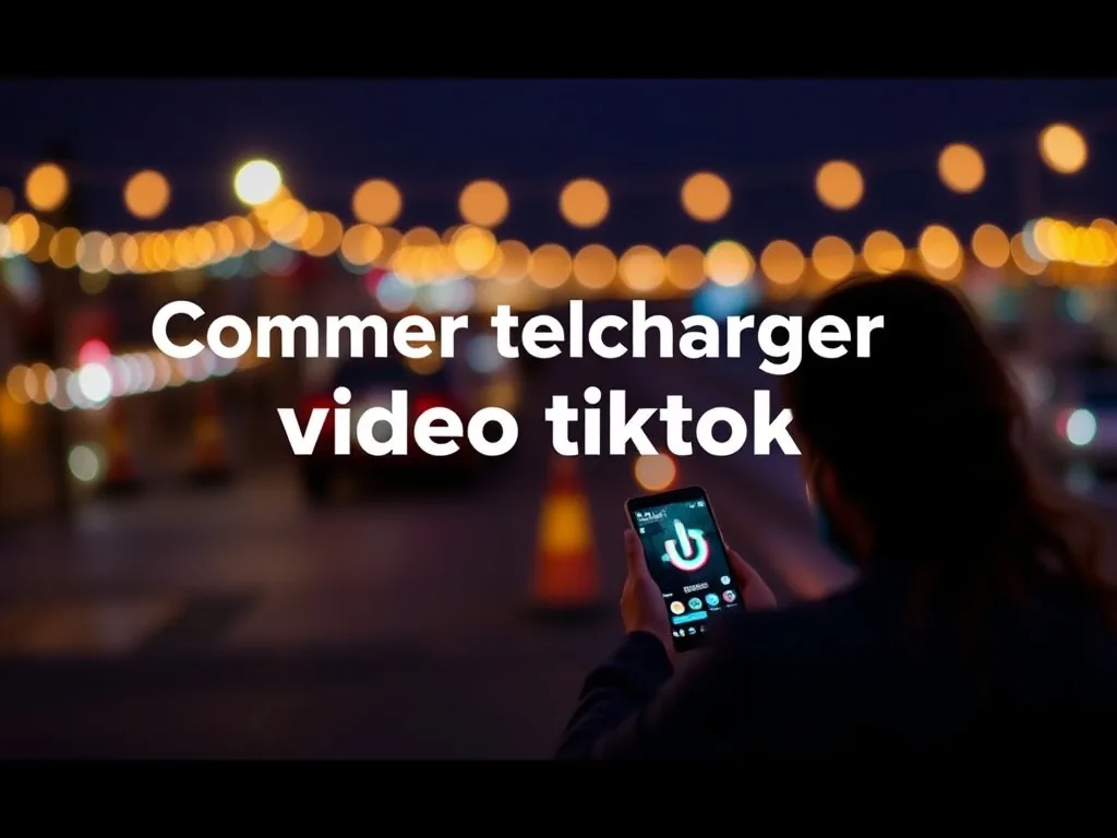 Comment telecharger video tiktok facilement et rapidement